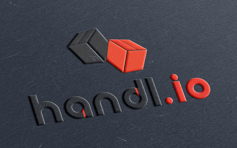 Handl IO - logo ontwerp