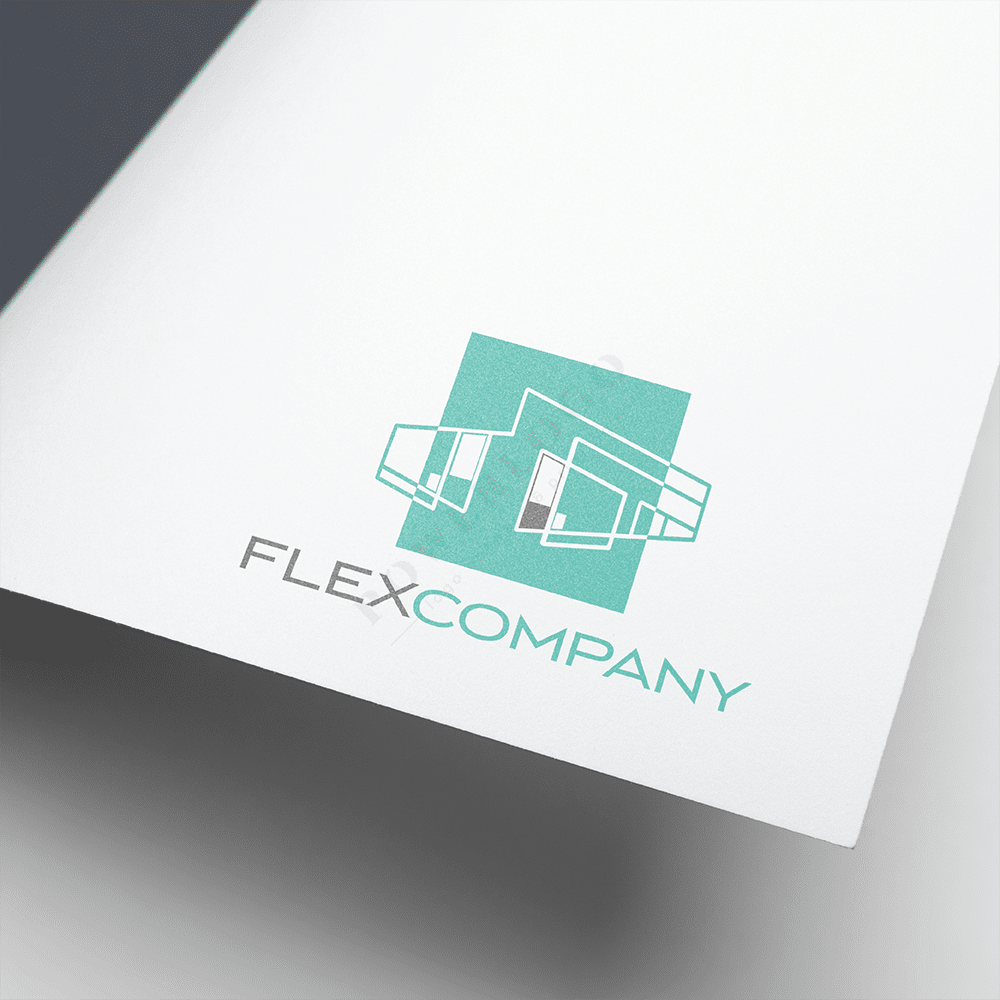 Flex company modern abstract logo design