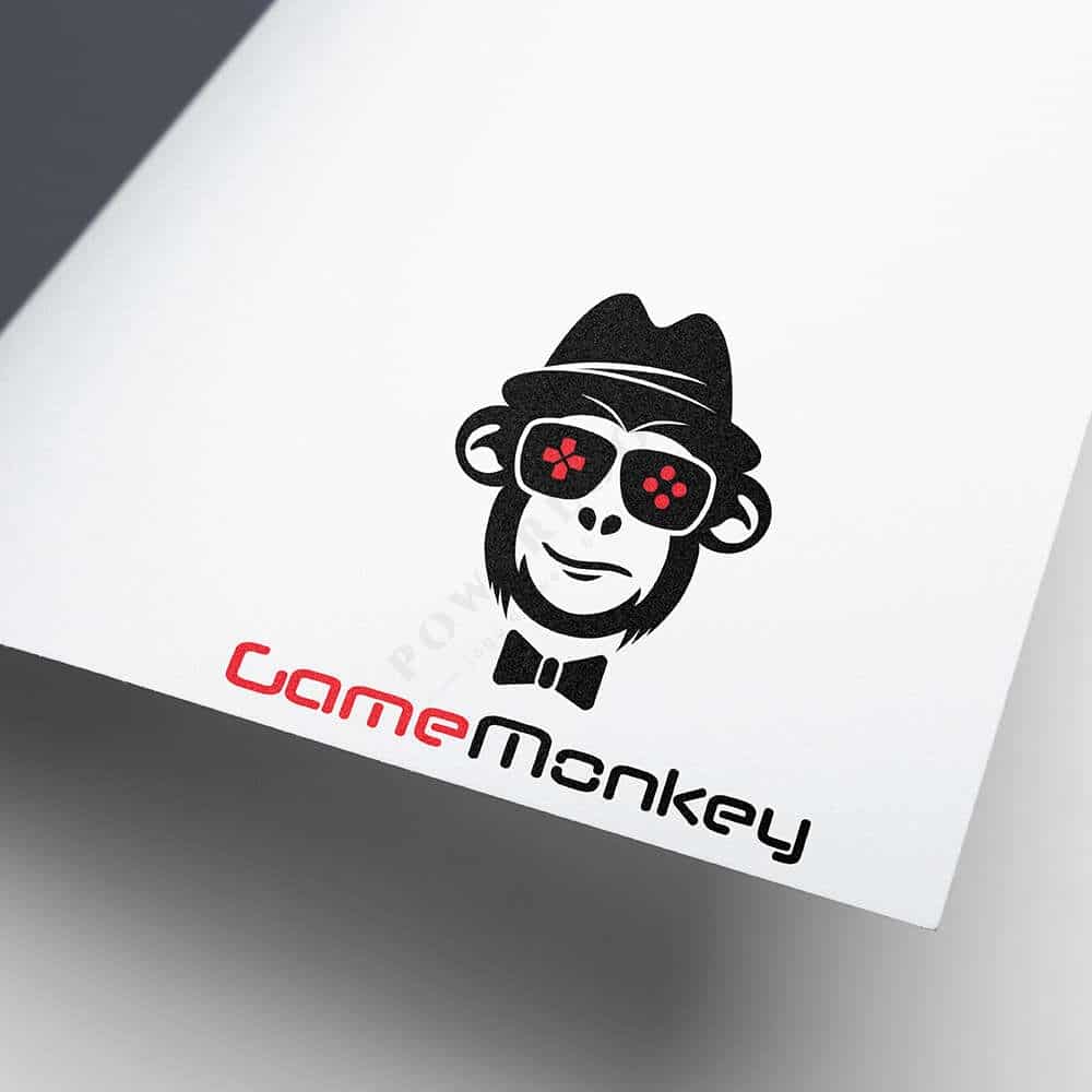 Game monkey logo design