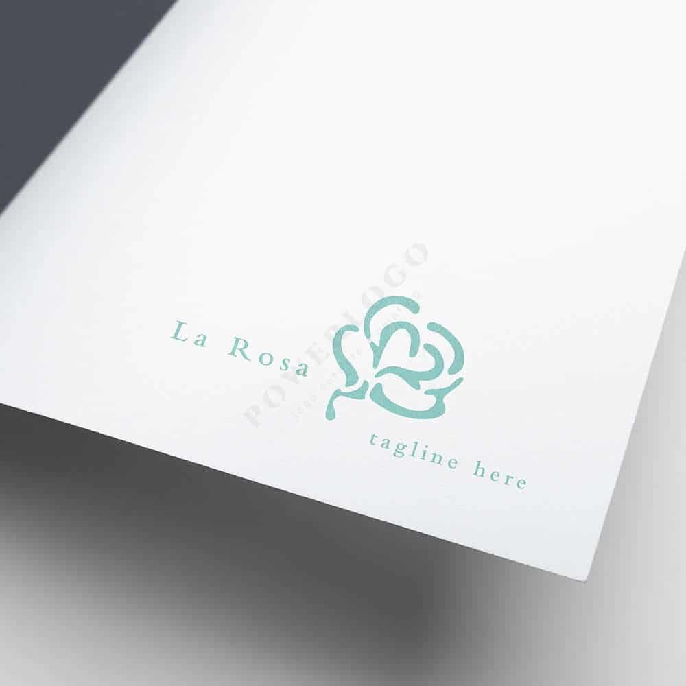 Roos logo ontwerp