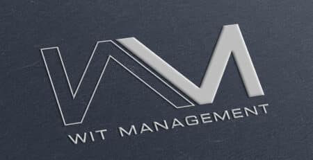 Wit Management logo ontwerp portfolio