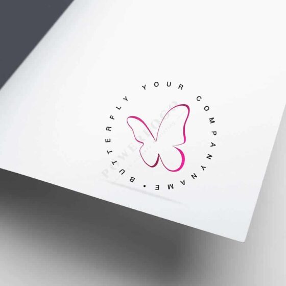 Butterfly logo sample